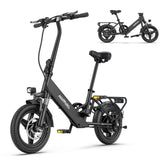HILLMILES Mile 1 14" Step-through E-bike For Women 250W Motor 36V 10.4Ah Battery